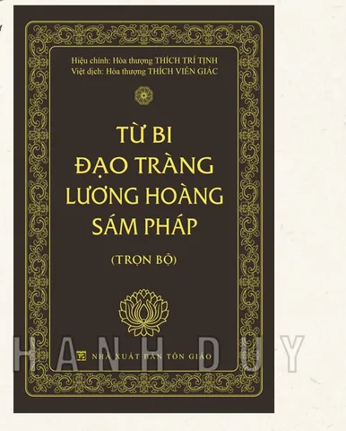 Kinh Lương Hoàng Sám Bìa Da - 2 Mẫu MĐ43