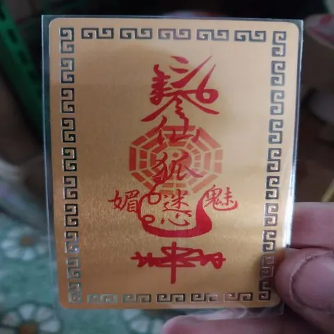 kim bài linh phù cửu vĩ bạch hồ ly Dương Khoa SHop 880573
