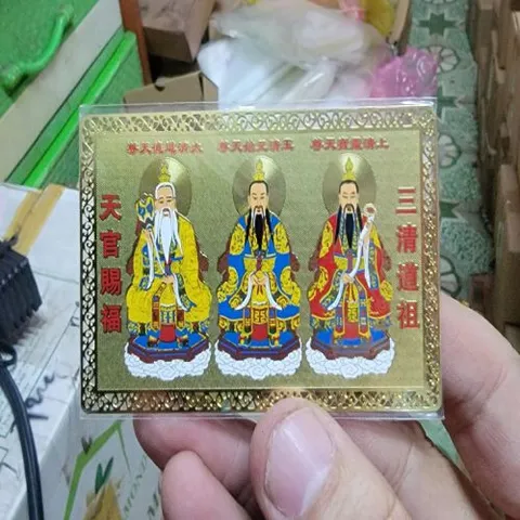 kim bài linh phù tam thanh đạo giáo Dương Khoa SHop