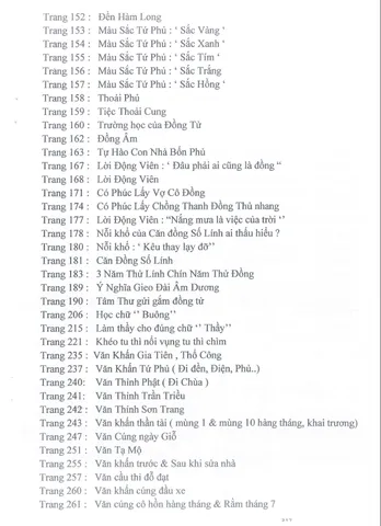 SỔ TAY Tam Phủ Công Đồng Tứ Phủ Vạn Linh