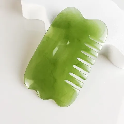 [Tách lẻ] Bộ ngọc cạo gió dưỡng sinh 7 món bằng nhựa. Dụng cụ cạo gió ấn huyệt massage 880674