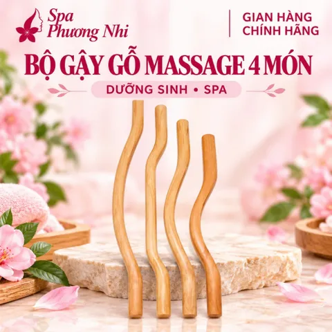 Bộ 4 Gậy Gỗ Liễu Massa Toàn Thân Giảm Đau Nhức