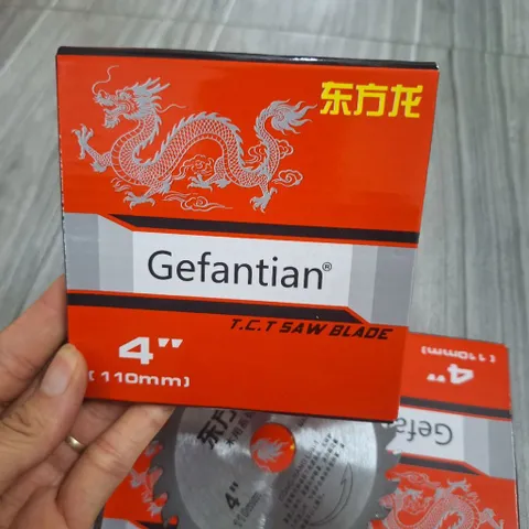 Lưỡi Cưa Gỗ Hợp Kim 110mm 30 Răng Gefantian – Lưỡi Cắt Gỗ 4 Inch, Cắt Mịn, Sắc Bền, Dùng Cho Máy Cắt Cầm Tay