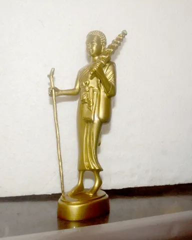 Tượng Ngài thánh tăng Sivali đứng cao 22cm 0398_142_241