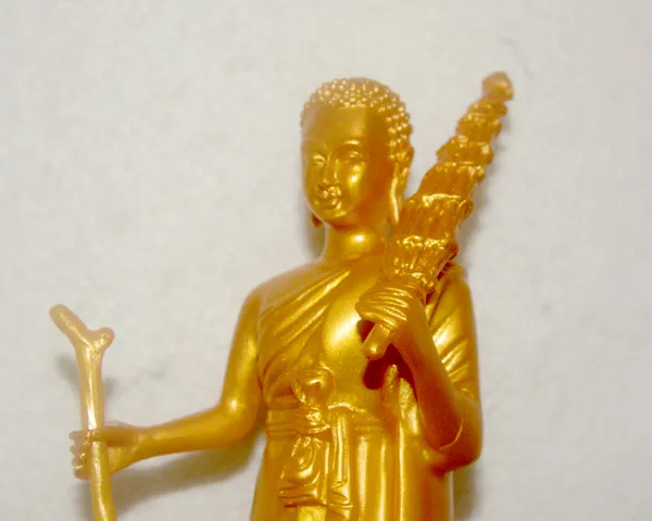Tượng Ngài thánh tăng Sivali đứng cao 22cm 0398_142_241