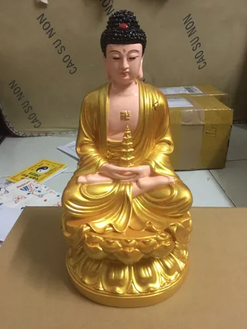 Tôn Tượng Dược Sư Cao 30CM- Chất liệu Composite- kích thước 30cm*15cm- Màu sắc : nhũ vàng Đặc tính sản phẩm Tôn Tượng Phật Dược Sư Cao composite 30CM cực đẹp
