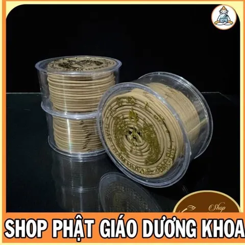 Nhang Trầm khoanh 4 giờ 1 hộp có 30 khoanh mùi thơm dễ chịu khi sử dụng, có hoả tốc