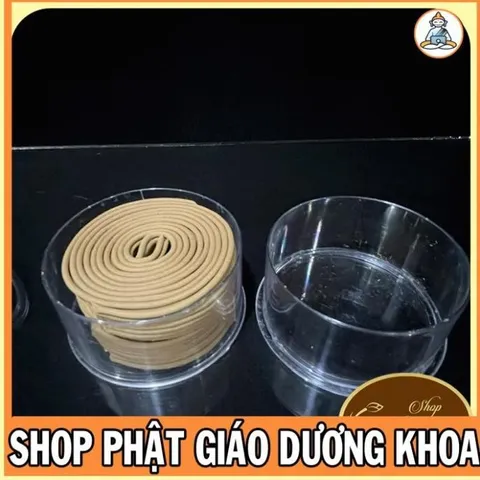 Nhang Trầm khoanh 4 giờ 1 hộp có 30 khoanh mùi thơm dễ chịu khi sử dụng, có hoả tốc
