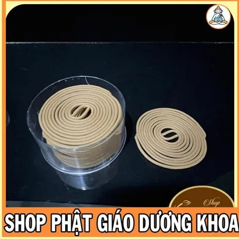 Nhang Trầm khoanh 4 giờ 1 hộp có 30 khoanh mùi thơm dễ chịu khi sử dụng, có hoả tốc