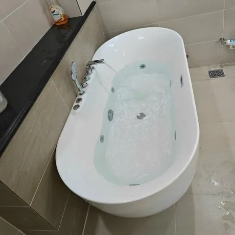 Bồn Tắm Sục Massage Cao Cấp Oval Nhựa Acrylic RegalBath
