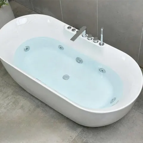 Bồn Tắm Sục Massage Cao Cấp Oval Nhựa Acrylic RegalBath