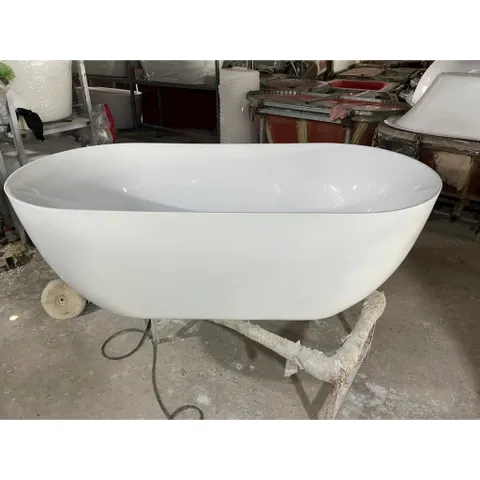 Bồn tắm Oval Cạnh Mỏng nhựa Acrylic- Hãng Regalbath RB-1m5, 1m6, 1m7