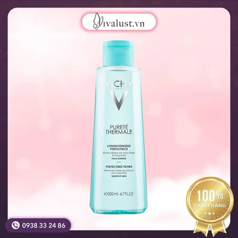 (Hàng ngoại) Nước Hoa Hồng Cấp Ẩm Pureté Thermale Vichy - Toner Dưỡng Da Chuyên Sâu Cho Mọi Loại Da, Phục Hồi Độ Ẩm Tự Nhiên