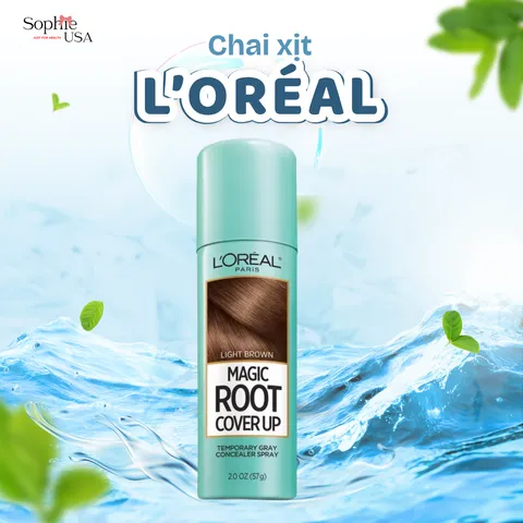 (HOẢ TỐC) XỊT  NHUỘM TÓC PHỦ BẠC CHÂN TÓC L’Oreal Paris Magic Retouch -75ml