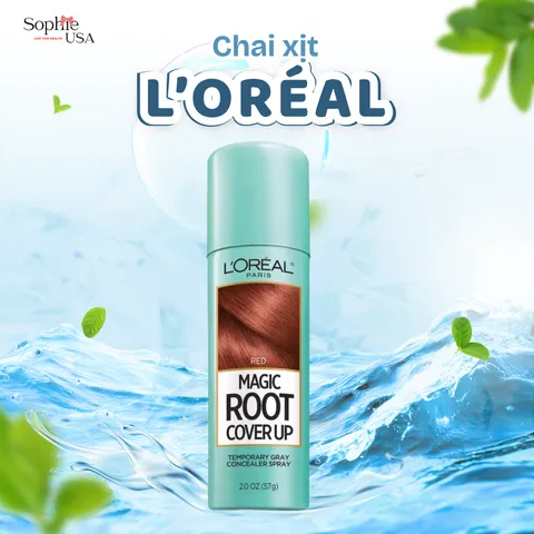 (HOẢ TỐC) XỊT  NHUỘM TÓC PHỦ BẠC CHÂN TÓC L’Oreal Paris Magic Retouch -75ml