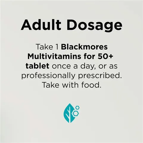 Blackmores Multivitamin For 50+ Sustained Release - Hỗ trợ sức khỏe mắt tăng cường chức năng hệ thần kinh chính hãng Úc