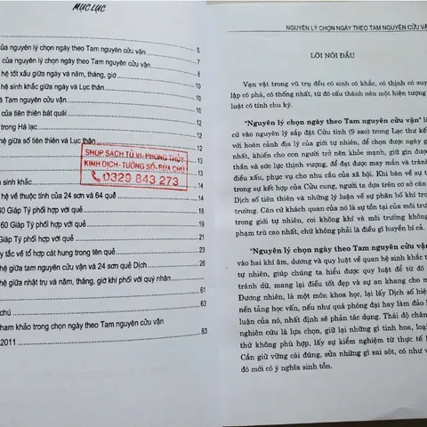 Nguyên Lý Chọn Ngày Theo Tam Nguyên Cửu Vận