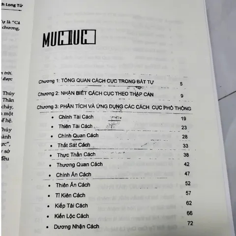 Bát Tự Thực Chiến (Ý Nghĩa Các Cách Cục Bát Tự)