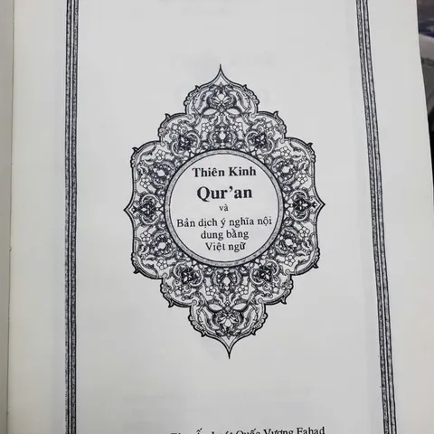 Thiên Kinh Qur’an (Bản dịch Ý nghĩa nội dung bằng Việt ngữ)