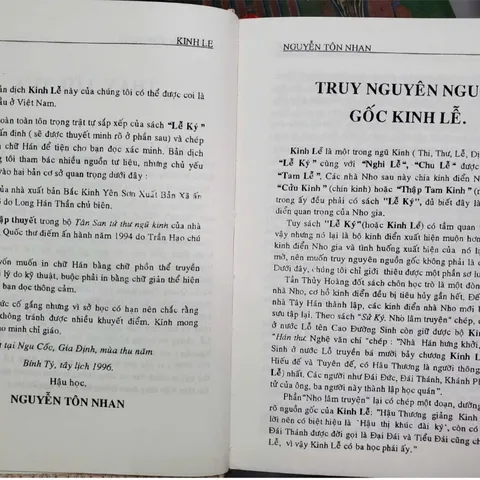 Kinh Lễ – Khổng Tử