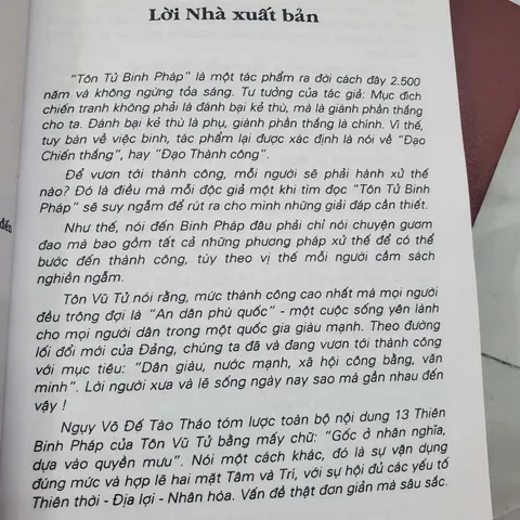 Phép Giành Chiến Thắng Theo Binh Pháp Tôn Tử