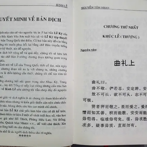 Kinh Lễ – Khổng Tử