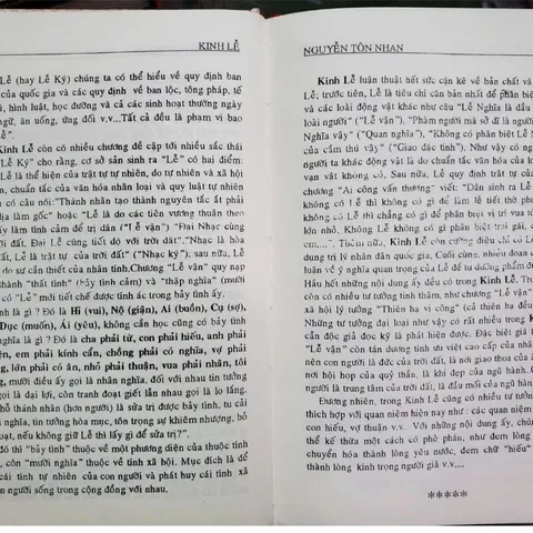 Kinh Lễ – Khổng Tử