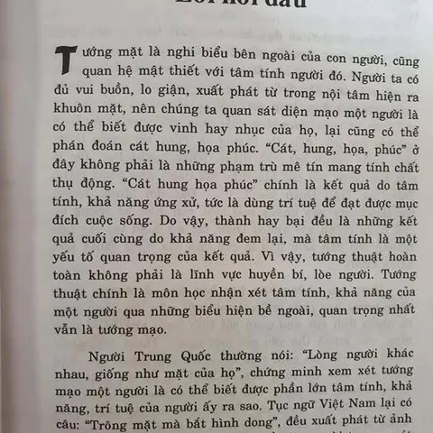 Bí Ẩn Tướng Thuật – Nghiên Cứu Văn Hoá Truyền Thống