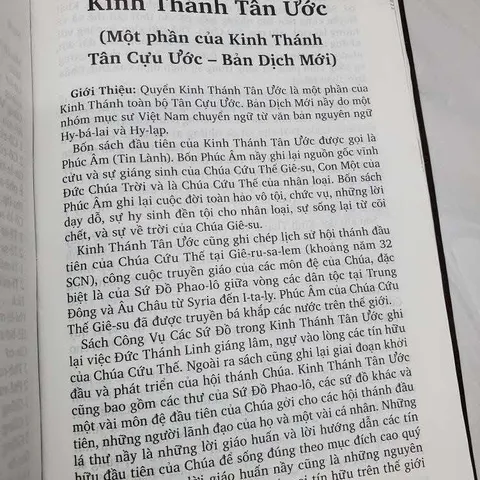 Kinh Thánh Tân Ước – Bản Dịch Mới