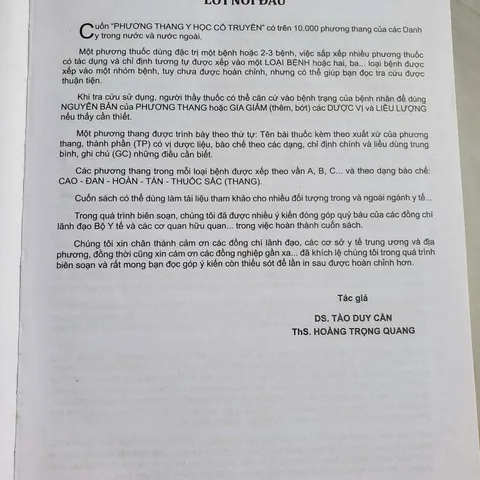Phương thang Y Học Cổ Truyền