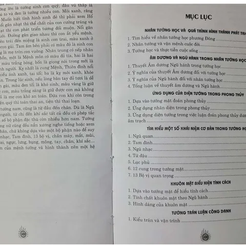 Tướng Mặt Ngũ Hành Giải Mệnh
