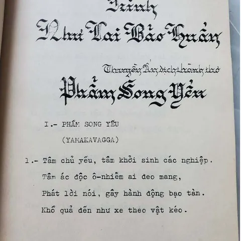 Kinh Như Lai Bảo Huấn – Thuyền Ấm dịch thành thơ