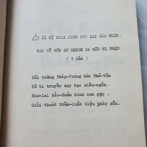 Kinh Như Lai Bảo Huấn – Thuyền Ấm dịch thành thơ