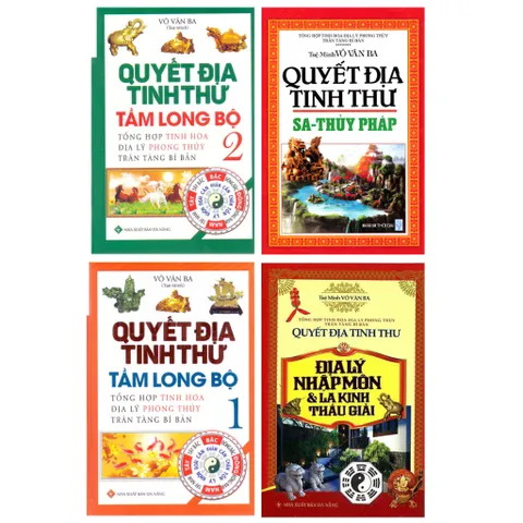 COMBO QUYẾT ĐỊA TINH THƯ – BỘ SỐ 2 (BỘ 4 CUỐN)