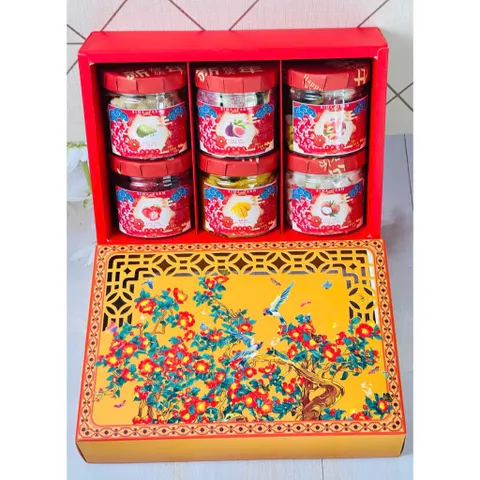 Hộp Qùa Tết 6 món Trái Cây Sấy  /  Ximafarm