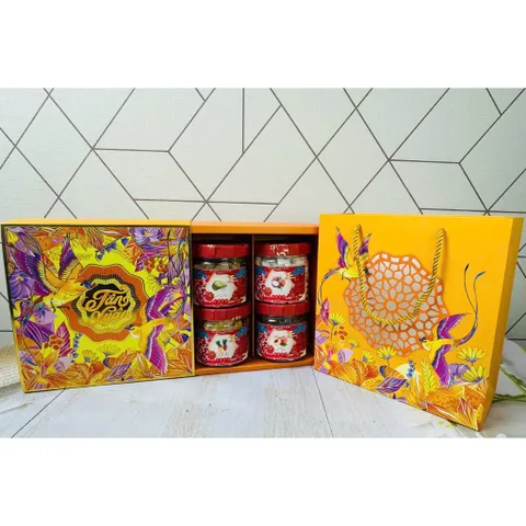 Hộp Qùa Tết combo 4 món trái cây sấy Ximafarm