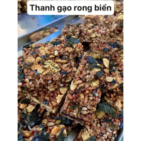 Thanh Gạo Lứt Rong Biển Hạt Dinh Dưỡng , Thanh Granola Ăn kiêng, Giảm Cân - Ximafarm 881556