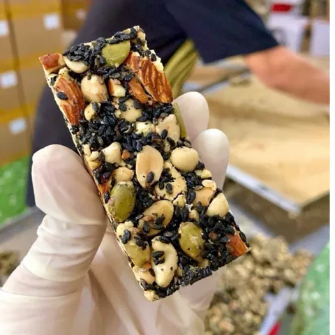 Thanh Mè Đen Mix Hạt Dinh Dưỡng Granola ̣( Nhiều Hạt, Mè Đen, Không Đường Vị Ngọt Nhẹ) - Ximafarm 881566