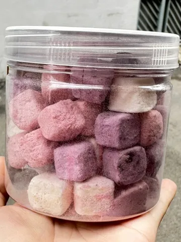 SỮA CHUA SẤY GIÒN VỊ TRÁI CÂY TỰ NHIÊN Hũ 100G  |CÔNG NGHỆ SẤY THĂNG HOA | ĂN VẶT NHÀ DẤU
