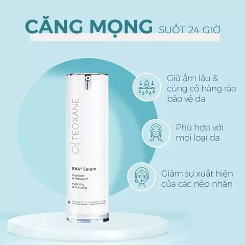 Serum Dưỡng Ẩm và Trẻ Hóa Da Teoxane RHA 30ml - Dưỡng Ẩm Tối Ưu, Làm Sáng Da và Mịn Màng, Phù Hợp Cho Mọi Loại Da 881776