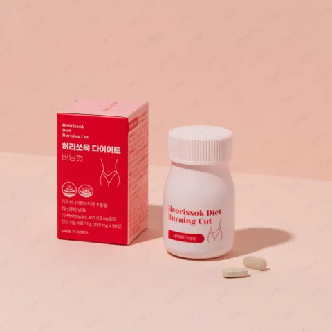 Viên Siết Eo Giảm Mỡ Bụng, Mỡ Eo, Giảm Hấp Thu Chất Béo Healthouse Heorissok Diet Burning Cut 60 Viên/1 lọ