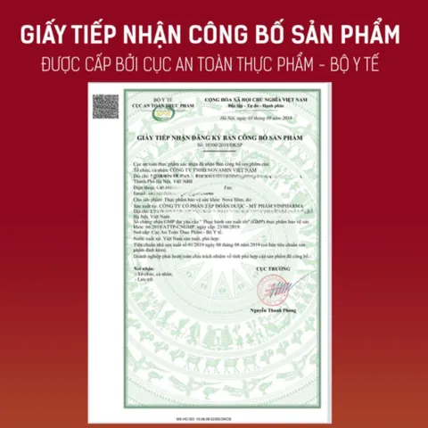 Hỗ Trợ Giảm Béo Không Tích Nước Mệt Mỏi Nova Slim, Hộp 30 Viên
