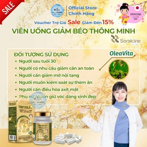 Viên Uống Giảm Béo Thông Minh Herasuki - Hàng Nhập Khẩu Chính Hãng Nhật Bản