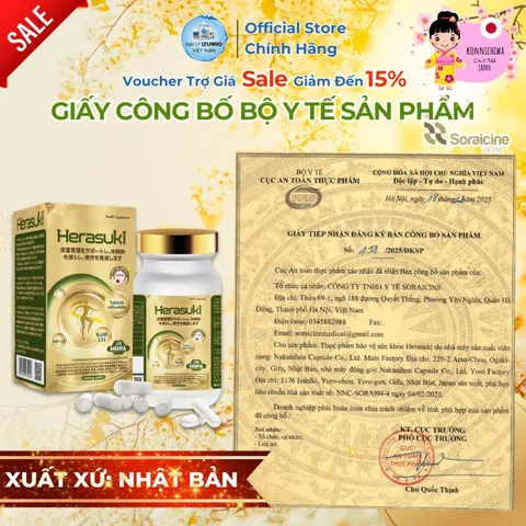 Viên Uống Giảm Béo Thông Minh Herasuki - Hàng Nhập Khẩu Chính Hãng Nhật Bản