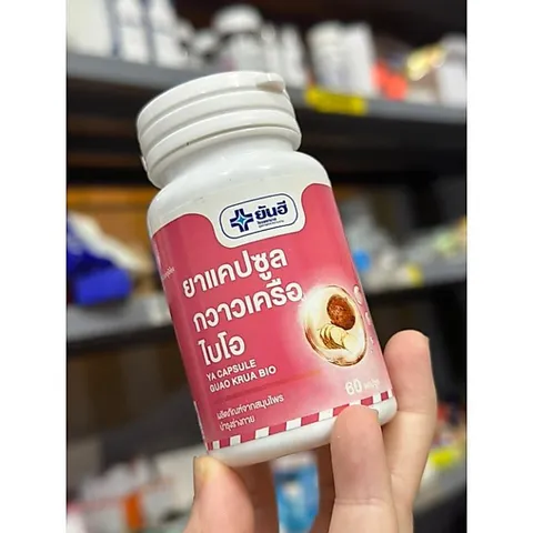 (Chính Hãng)Sâm tố nữ nở ngực Yanhee Ya Capsule Guao Krua Bio - Thái Lan 60 viên