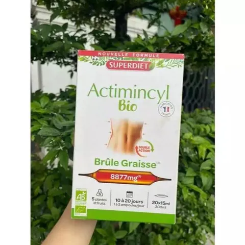 [Hộp 20 Ống] Nước Uống Giảm Cân Superdiet Actimincyl Bio Hỗ Trợ Kiểm Soát, Chuyển Hóa Chất Béo