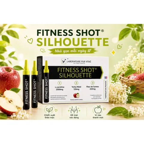 Đốt mỡ đa tầng chuyên sâu Shot Silhouette Purvitea Dạng nước 30 ống