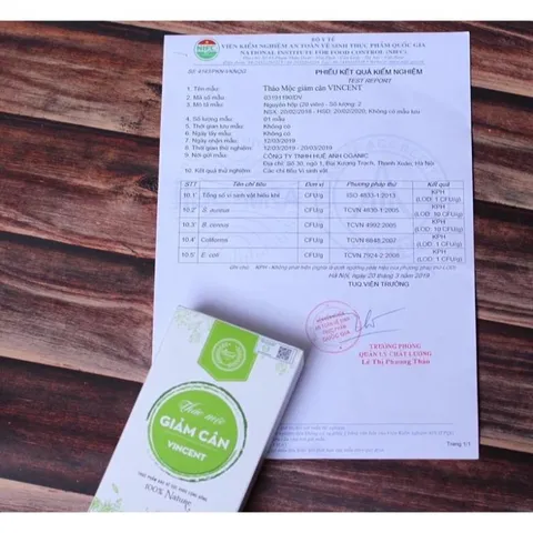 Giảm cân VINCENT Liệu trình 30 ngày tặng 20 viên detox giảm mỡ bụng An toàn- hiệu quả