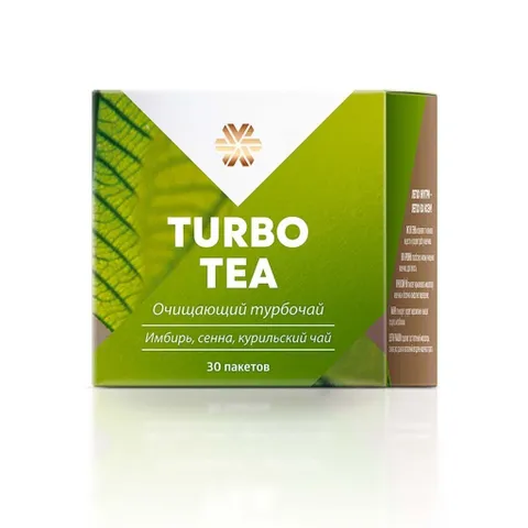 Trà thảo mộc YOO GO Turbo Tea siberian, Hỗ trợ giảm cân , cải thiện hệ tiêu hóa - hộp 30 gói