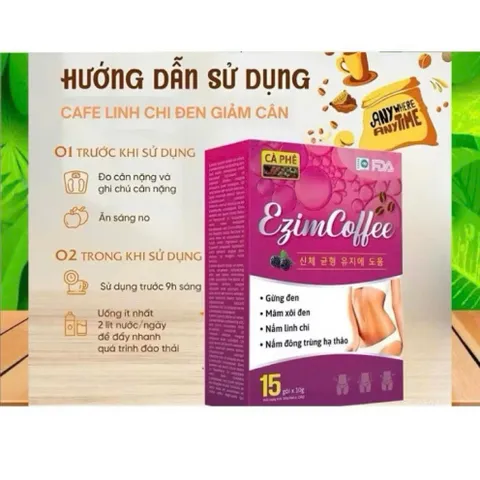 Cà Phê Giảm Cân Ezim Coffee  Giữ Dáng,Giảm Cân, An Toàn [Chính hãng]